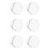 6 assiettes plates 27,5 cm BISTROT